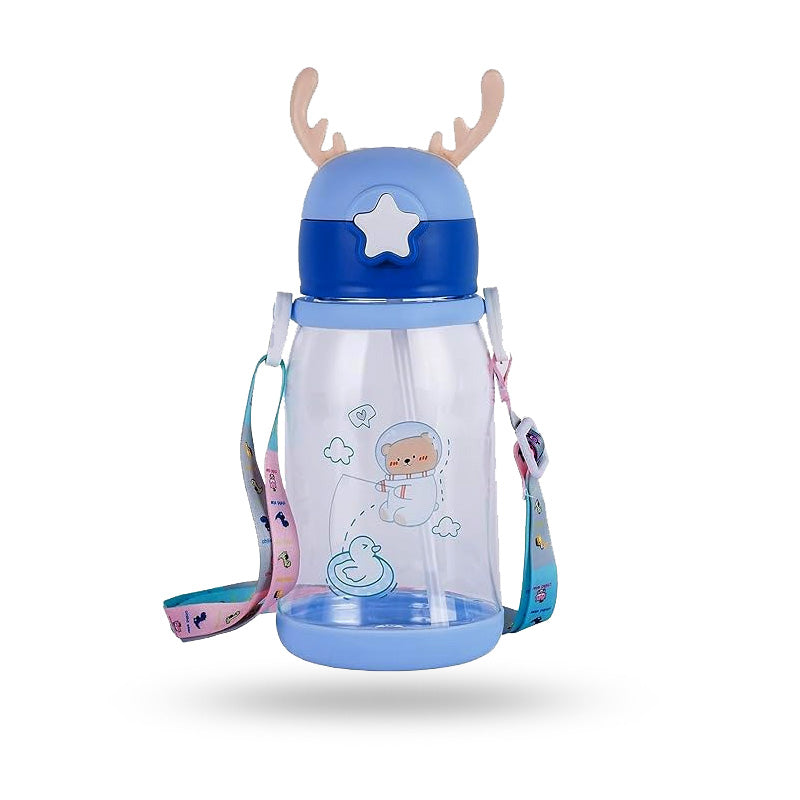 Kids ater Bottle Reindeer Carrying Strap
