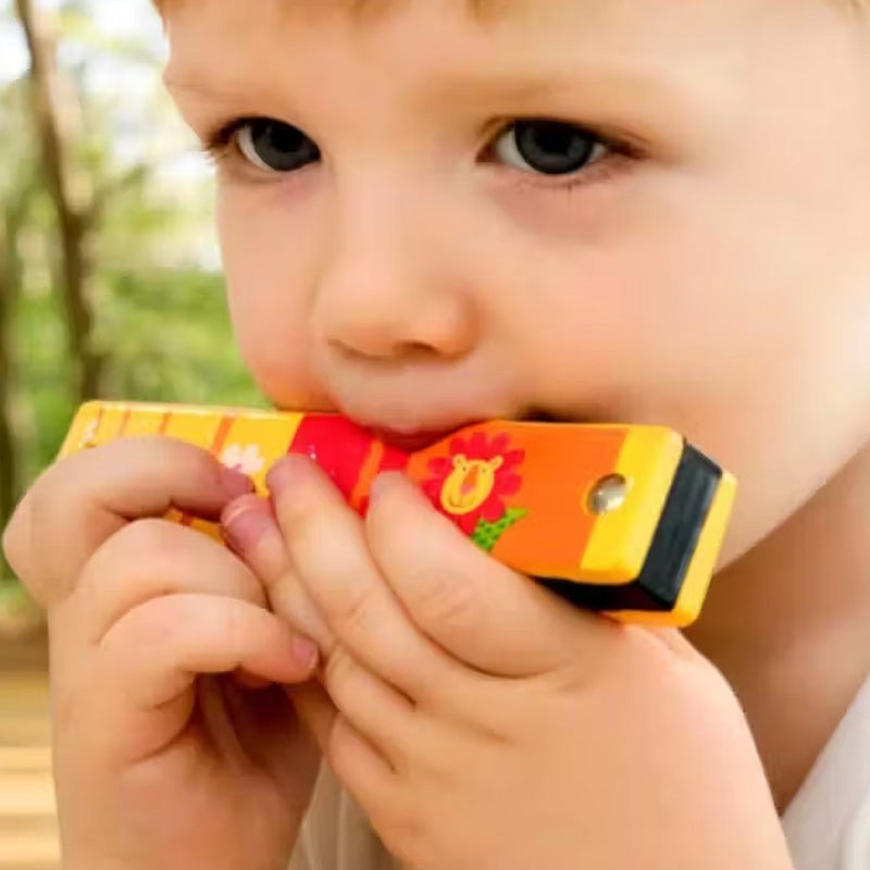 Wooden Mouth Organ for Kids | Musical Toy Harmonica – Best Birthday Gift & Return Gift for Children