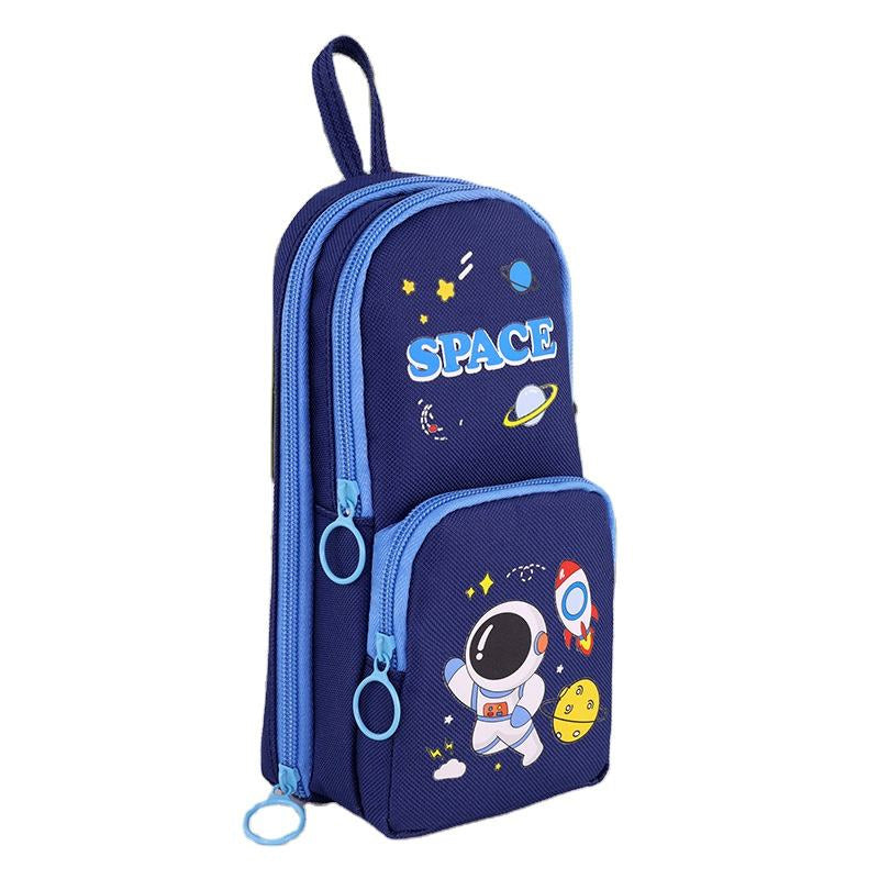 Pencil Pouch | Cute Cartoon Pencil Pouch for Kids – Large Capacity School Stationery Organizer Bag