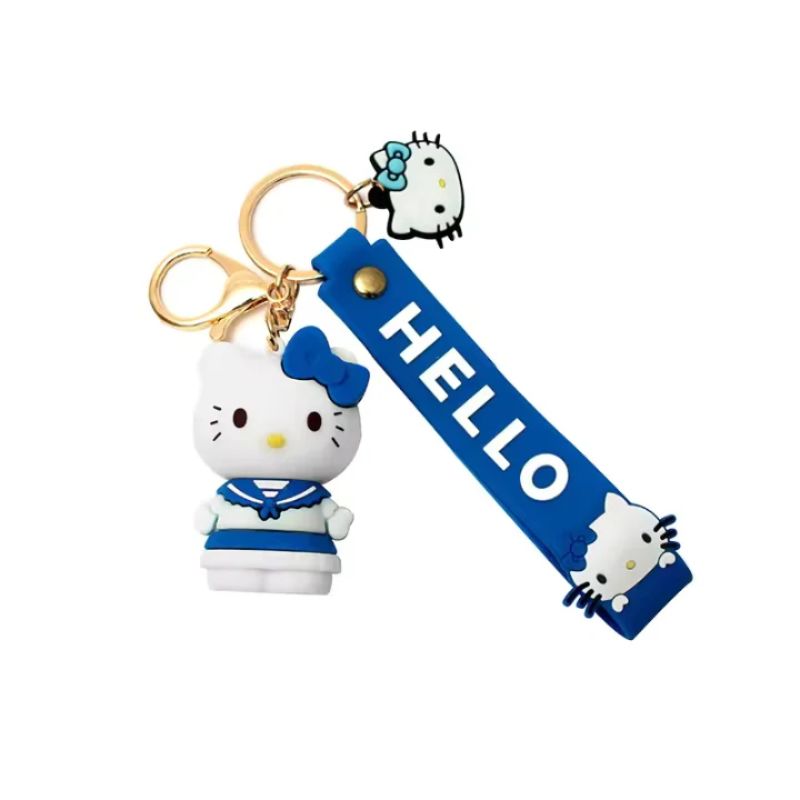 Famous Kitty Rubber Silicone Keychain – Bag & Car Charm