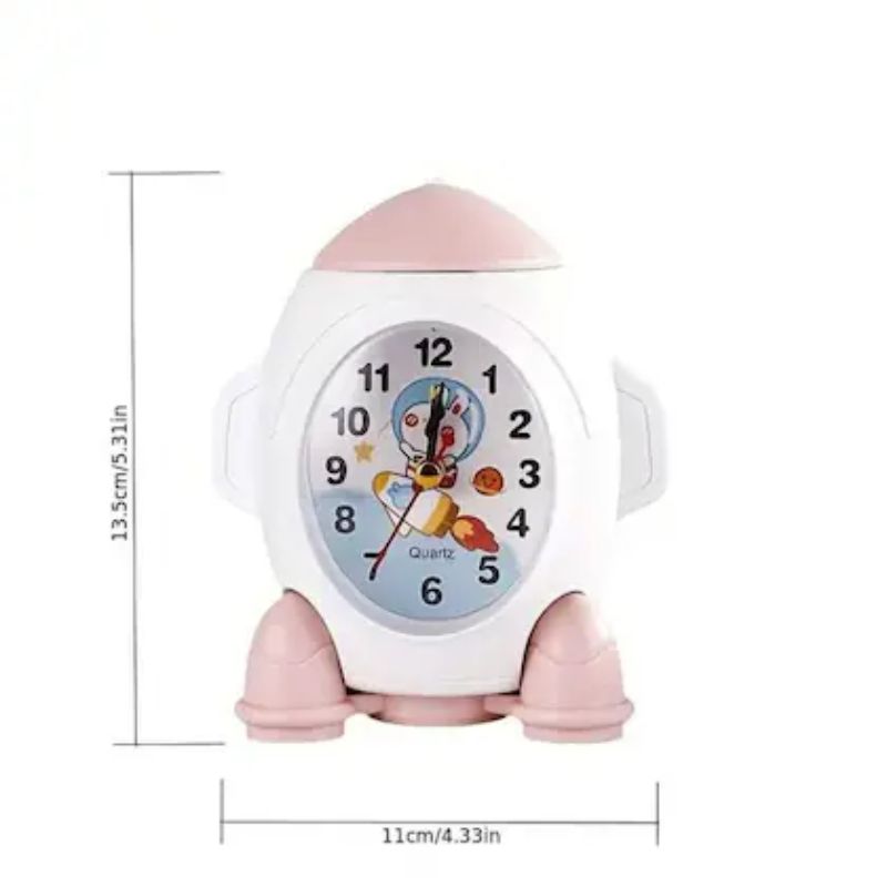Rocket-Shaped Alarm Clock – Fun Wake-Up Clock for Kids & Students