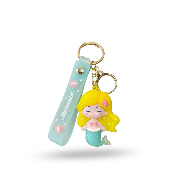 Mermaid Keychain Cartoon Style For Kids