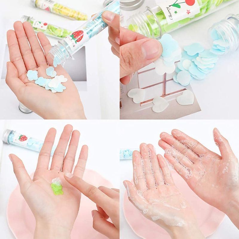 Mini Paper Soap Tubes – Travel Set of 1, Flavoured & Portable