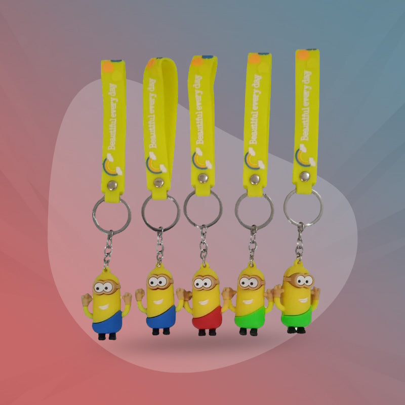 Minion Cartoon Keychain For Kids Bag Bike