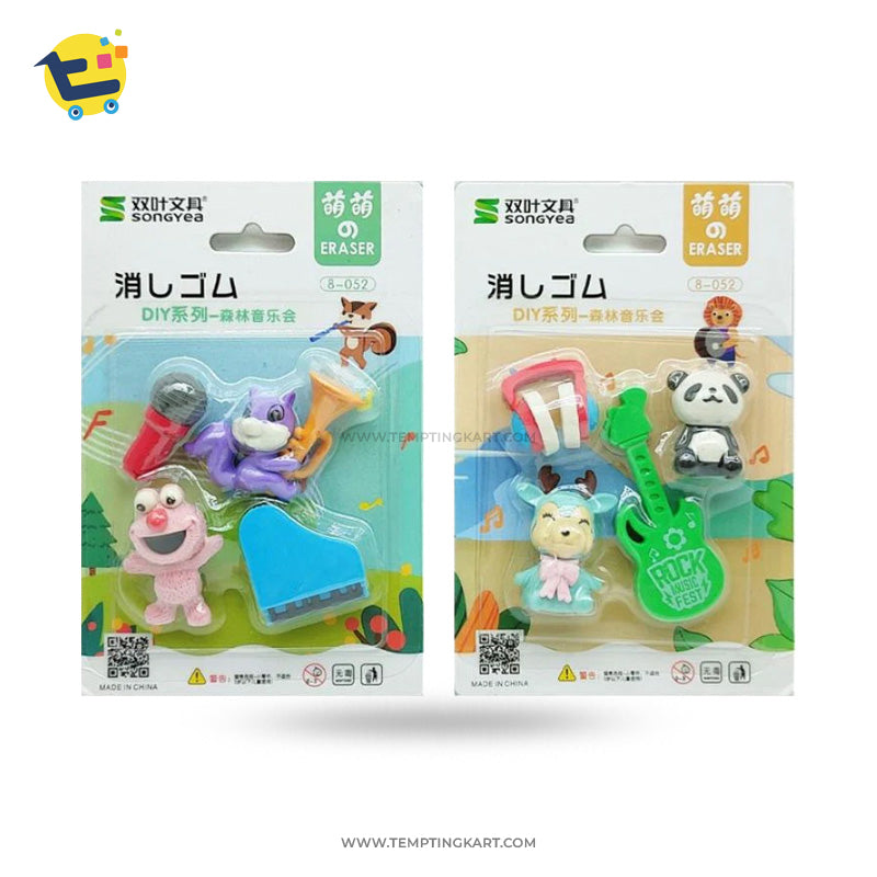 Music Theme Erasers
