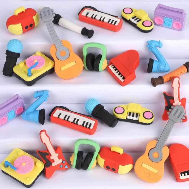 Erasers | Music Theme Erasers for Kids