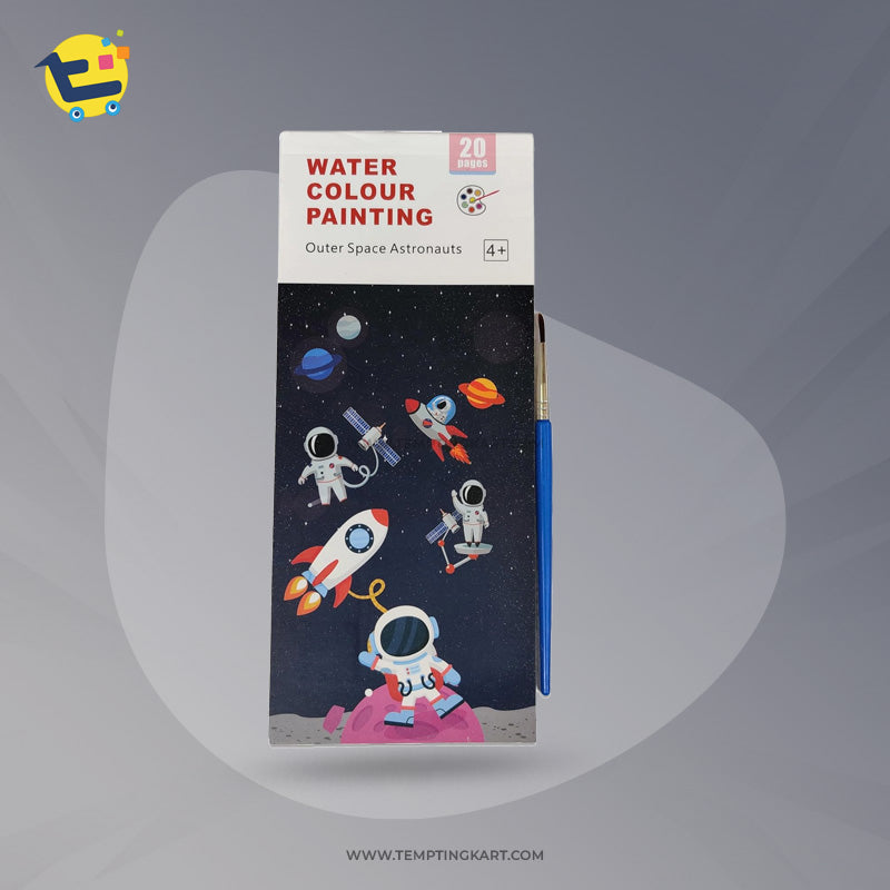 Outer Space Water Colour Painting