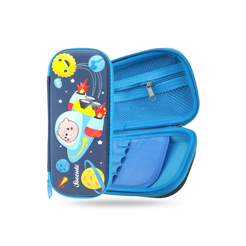 Kids Cartoon Pencil Pouch | Cute & Durable Pencil Boxes for School