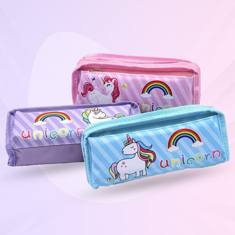 Pencil Pouch with Double Zipper | Kids Pen/Pencil Pouch Case