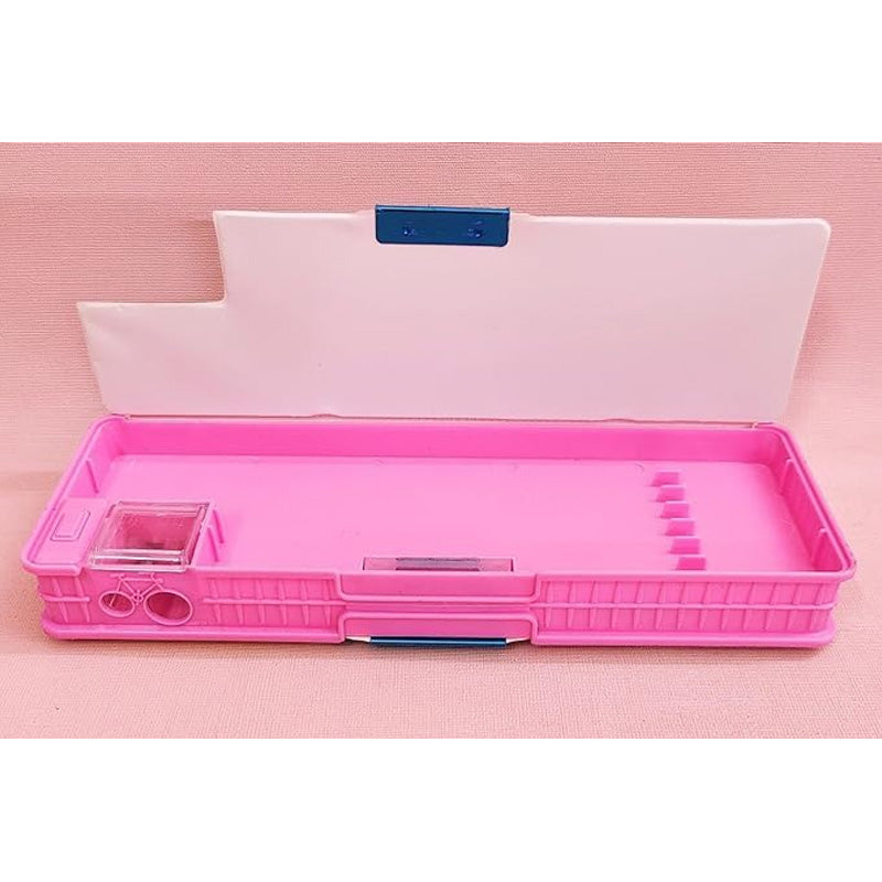 Pencil Box | Plastic Multifunctional Lock Pencil Box for Kids