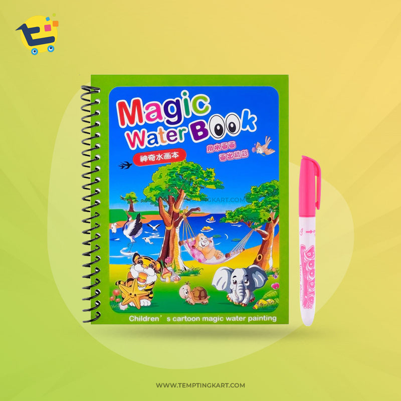 A5 Reusable Magic Water Painting Book with Magic Doodle Pen