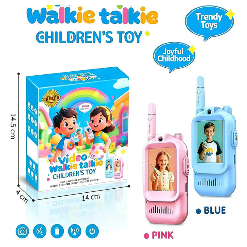 Kids Walkie Talkie Toy Set – Rechargeable Wireless Communication Toy for Boys & Girls