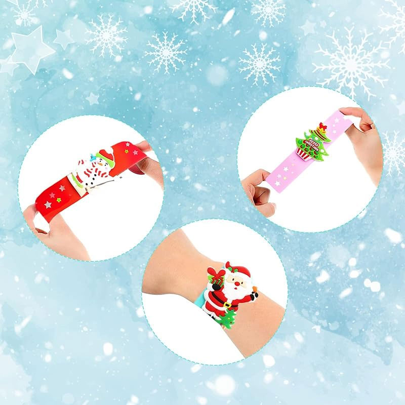 Single Pack Christmas Slap Bracelet
