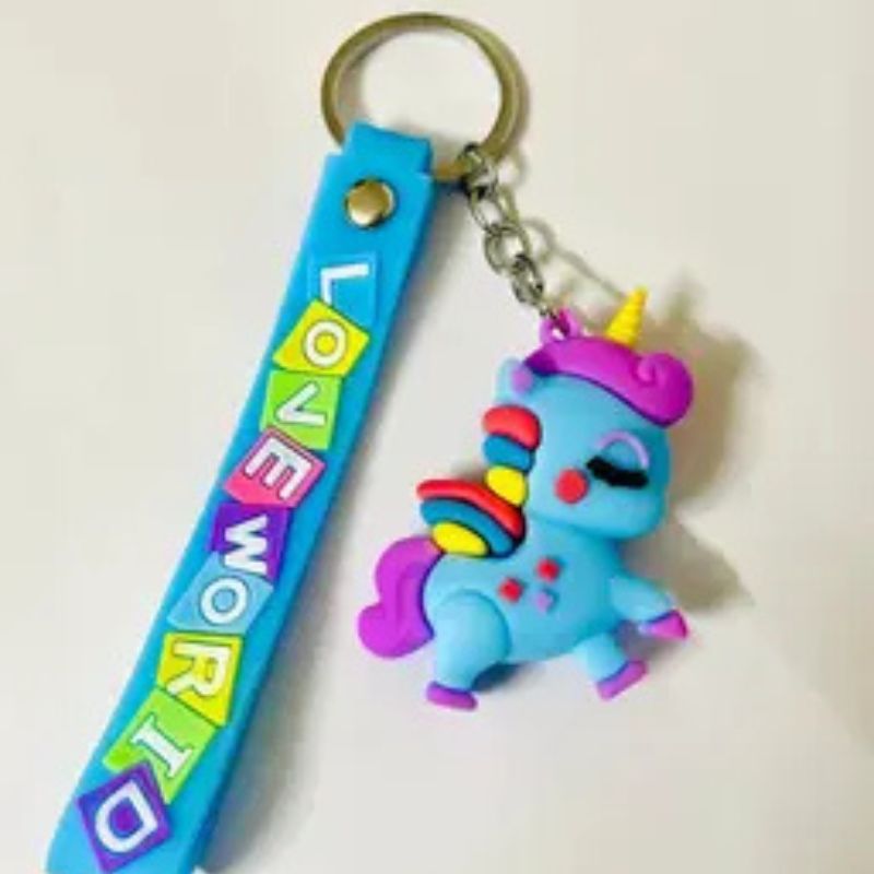 Sleeping Unicorn Keychain