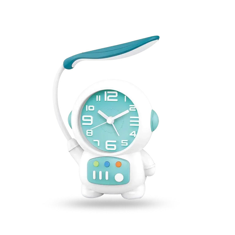 Astronaut Alarm Clock with Table Lamp – Home Decor & Kids Study Light