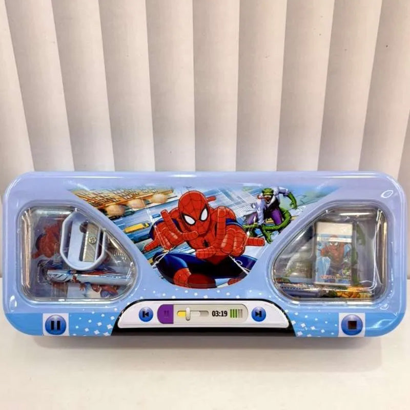 Pencil box for kids | Metal Geometry box for girls and boys