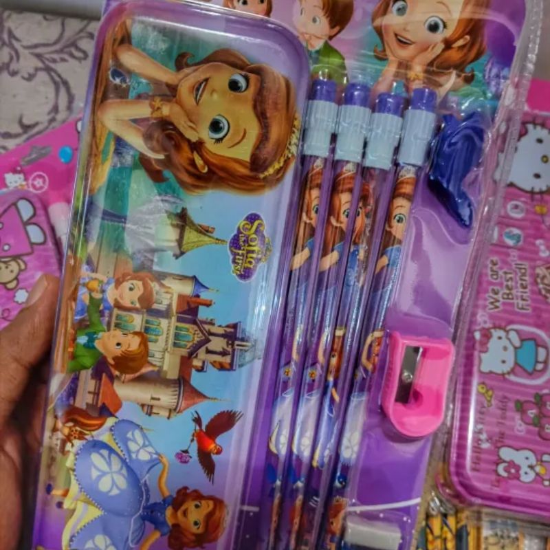 Stationery Set | Cartoon Themed Stationery Gift Set for Kids (Pack of 1)