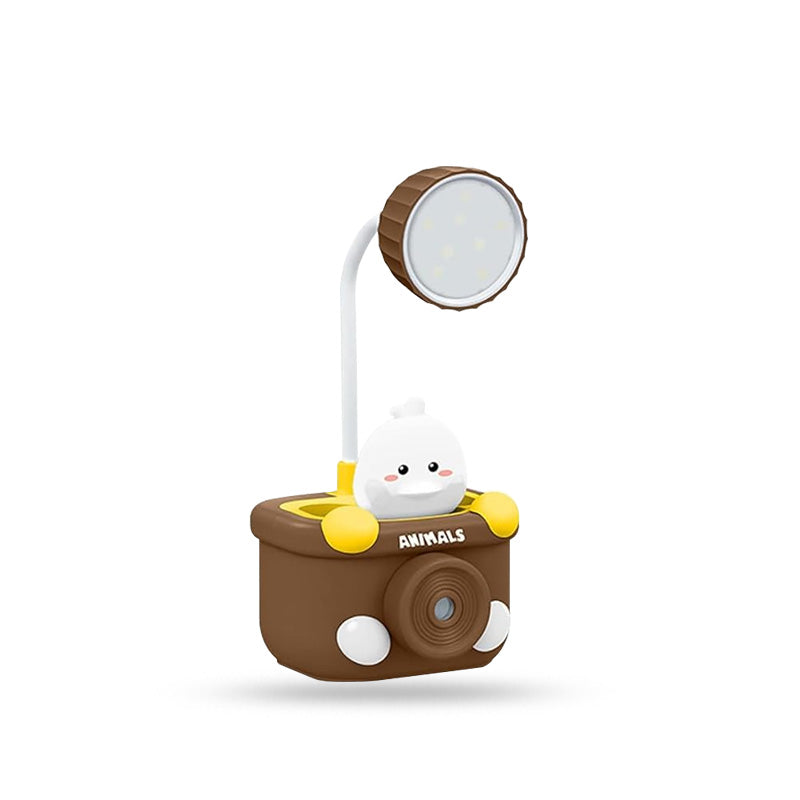 3 in 1 USB Chargeable LED Light | Table Night Lamp for Kids Bedroom with Pencil Sharpener & Pen Holder