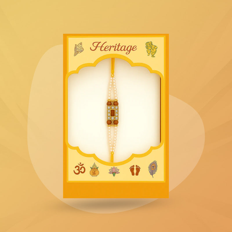 Traditional Pearl Rakhi