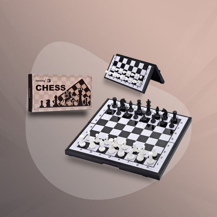 Mini Magnetic Chess Set Travel Pocket Size
