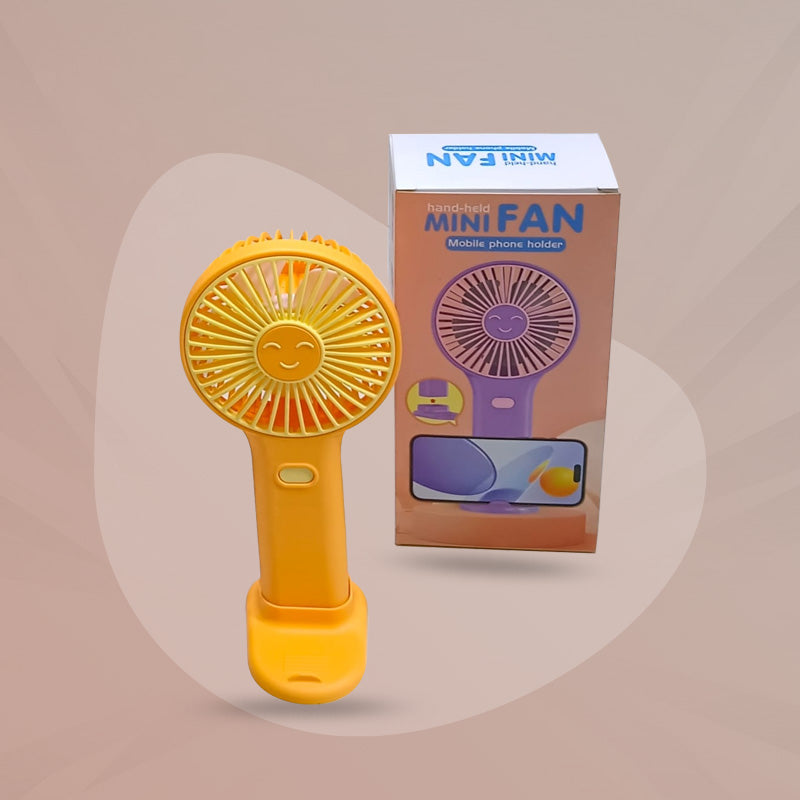 Mini Rechargeable Fan 3-Speed Portable
