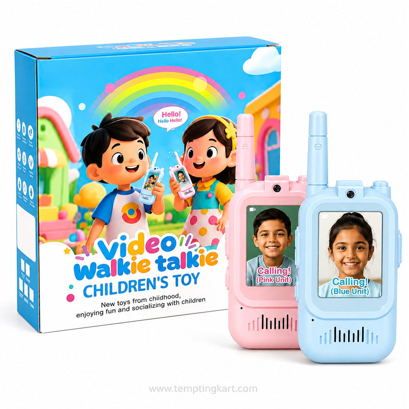 Kids Walkie Talkie Toy Set – Rechargeable Wireless Communication Toy for Boys & Girls