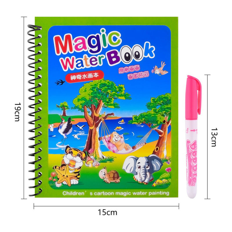 A5 Reusable Magic Water Painting Book with Magic Doodle Pen