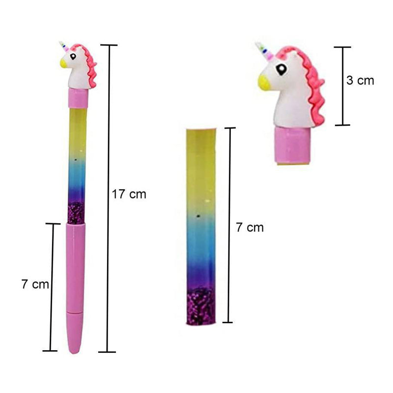 Beautiful Unicorn Glitter Water Gel Pens for Kids and Students