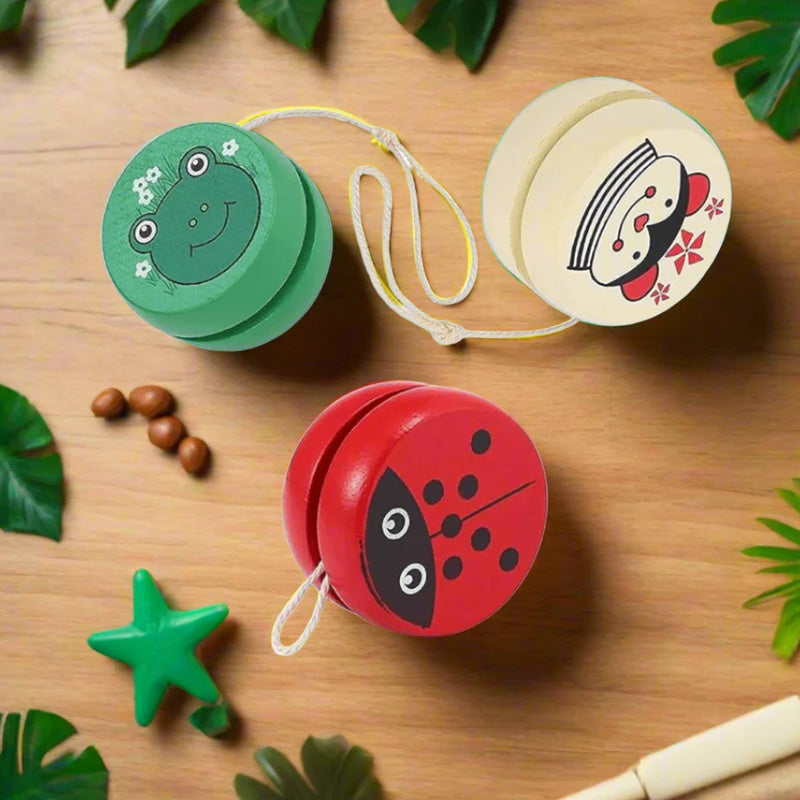 Wooden Yo-Yo Spinner Toy for Kids | Birthday Gifts & Return Gifts